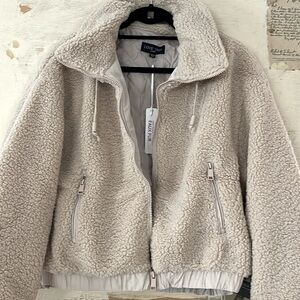 New!‎ Sherpa Fleece Ivory Teddy Bear Jacket